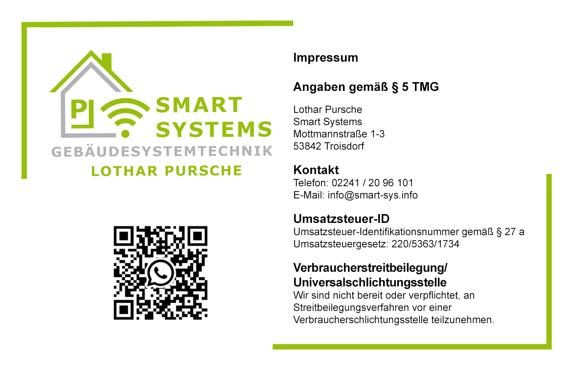 Smart Systems - Impressum